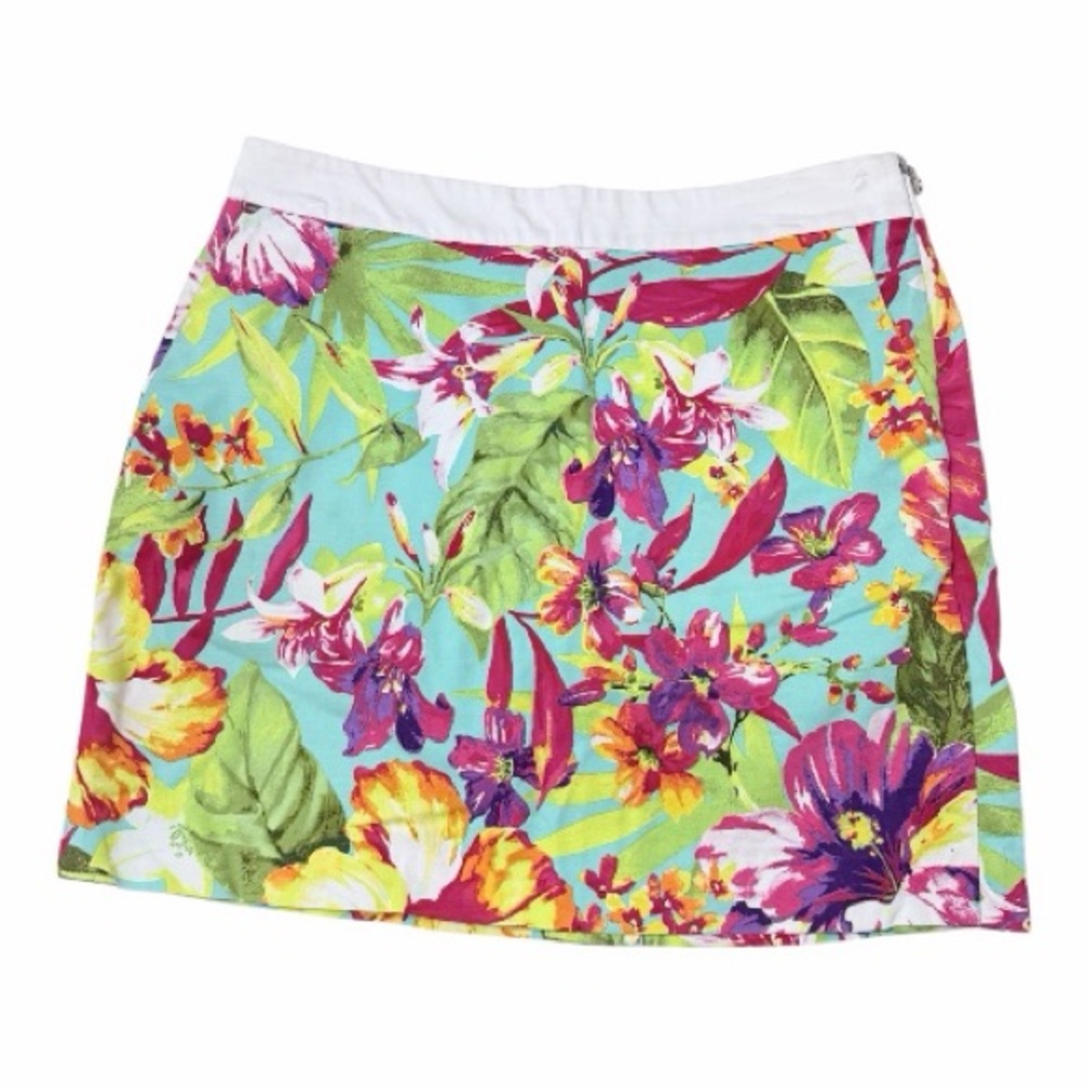 Polo golf by Ralph Lauren Floral Print Skort with Tropical Colors size 4